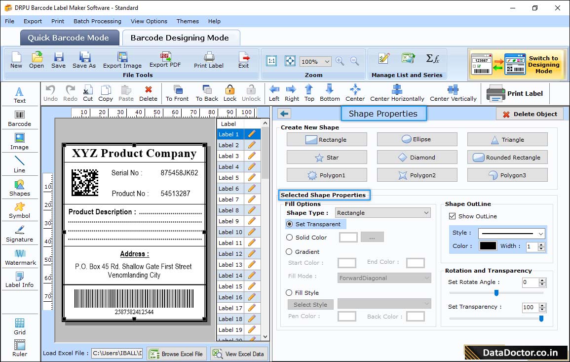 Barcode Label Maker Software