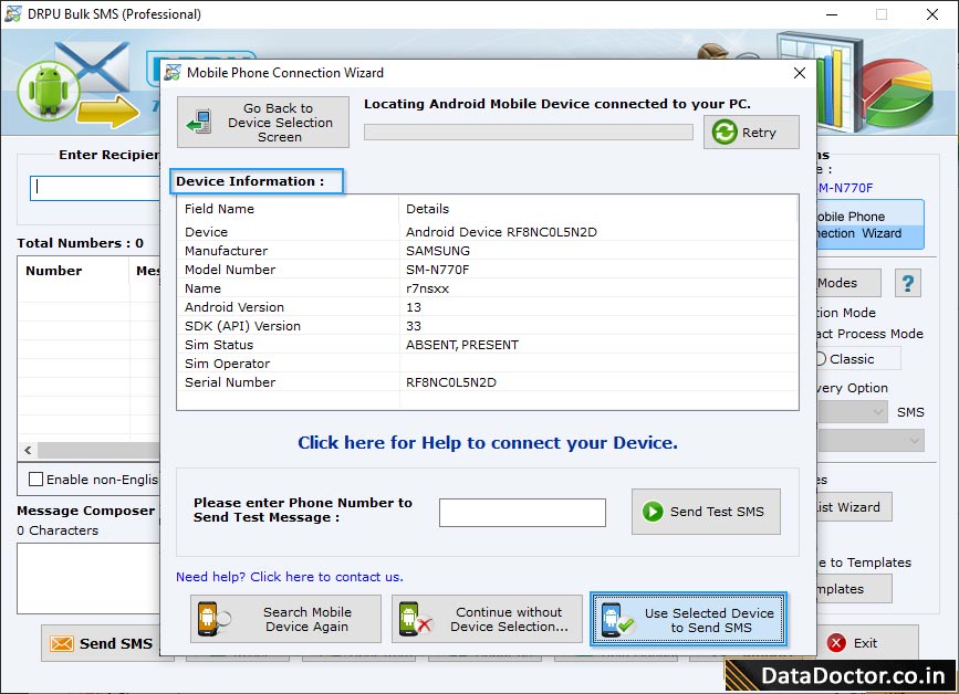 send personalized SMS 