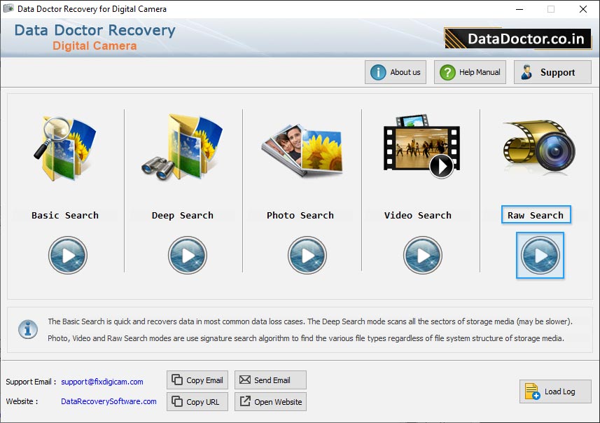 복구 모드를 선택합니다.