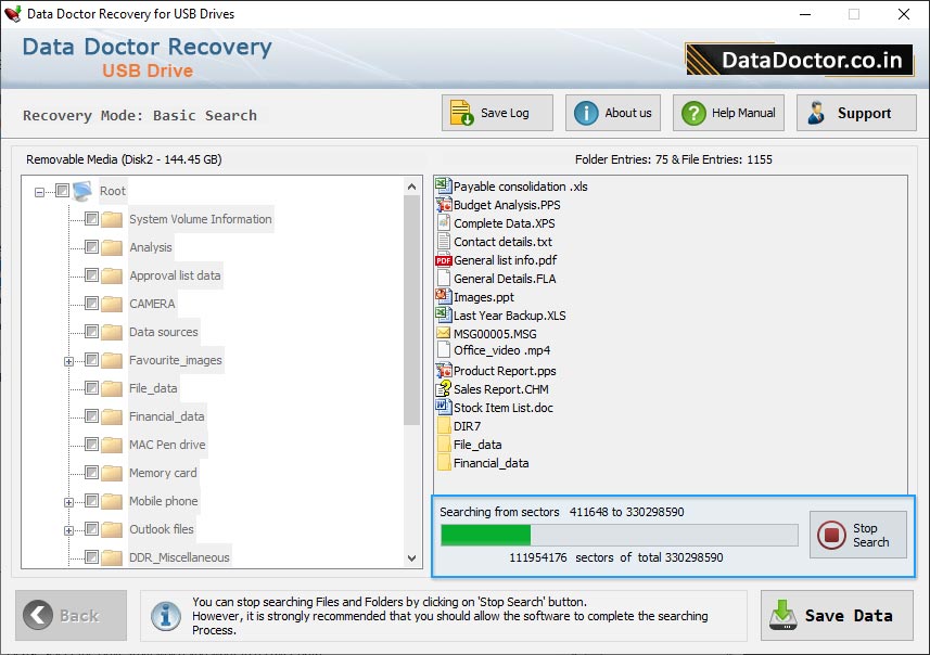 Procurando arquivos...