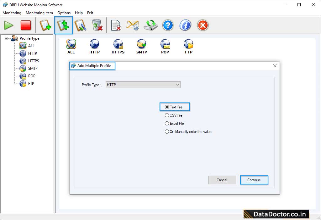 Website Monitoring Utility Screenshots